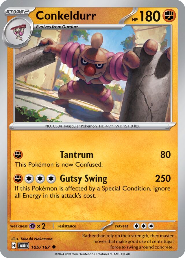 105/167 Conkeldurr TWM Uncommon