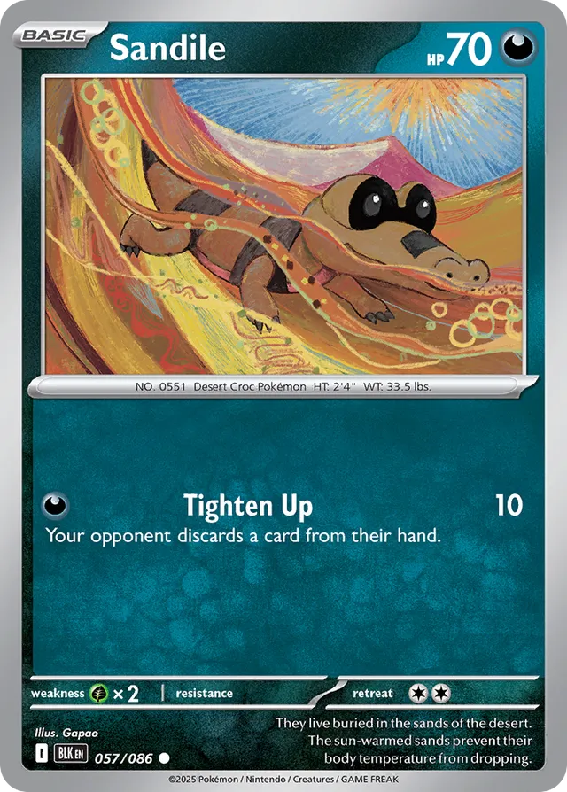 Sandile Black Bolt 057/086 Common