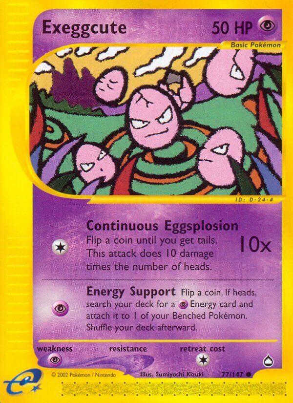 77/147 Exeggcute AQ Common