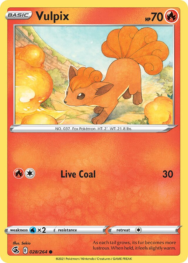 028/264 Vulpix FST Common