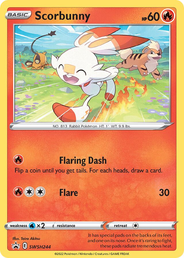 SWSH244 Scorbunny SSP PROMO