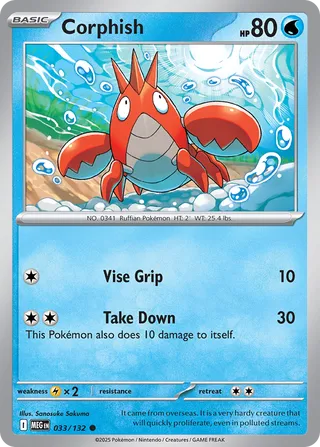 033/132 Corphish MEG Common