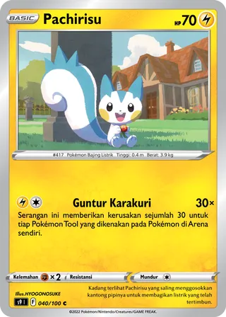 Pachirisu (Star Birth 040/100)