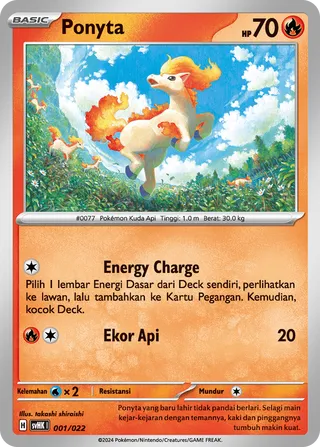Ponyta (Ancient Koraidon ex Starter Deck 001/022)