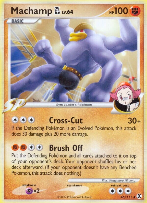 Machamp Pokémon GL Rising Rivals 46/111 Uncommon