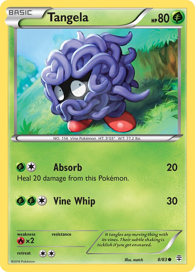 Tangela Generations 8/83 Common