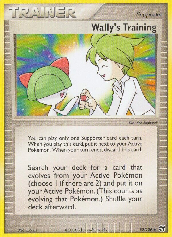 89/100 Wally's Training SS Uncommon