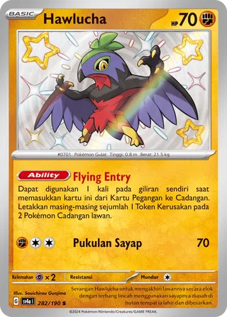 Hawlucha (Shiny Treasure ex 282/190)