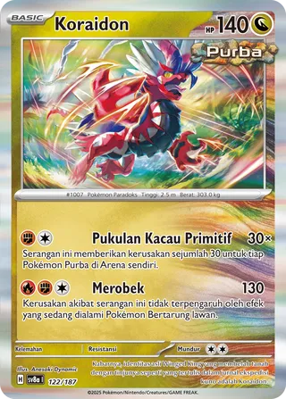 Koraidon (Terastal Festival ex 122/187)