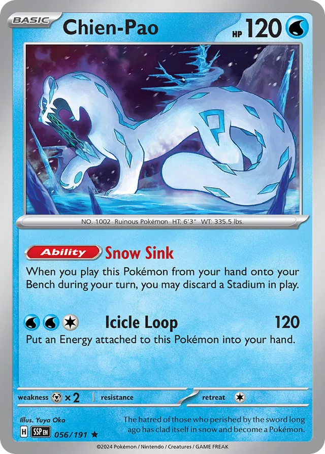 Chien-Pao Surging Sparks 056/191 Rare