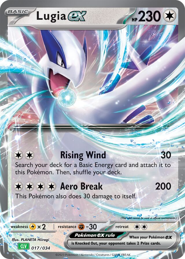 Lugiaex Venusaur & Lugia ex Deck 017/034