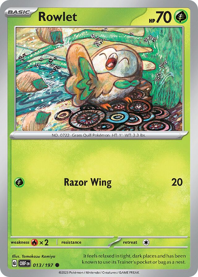 013/197 Rowlet OBF Common