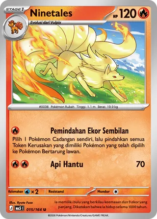 Ninetales (Shadowy Threats 015/164)