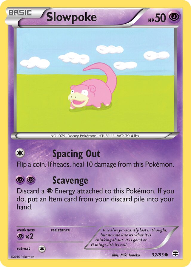 Slowpoke Generations 32/83 Common