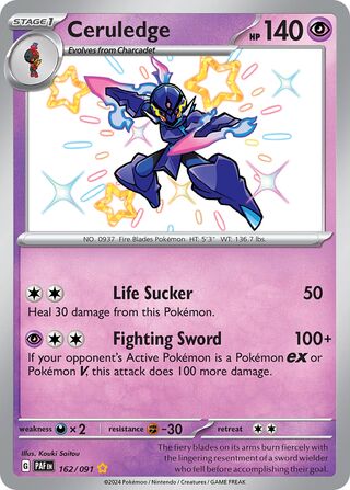 Ceruledge (Paldean Fates 162/091)