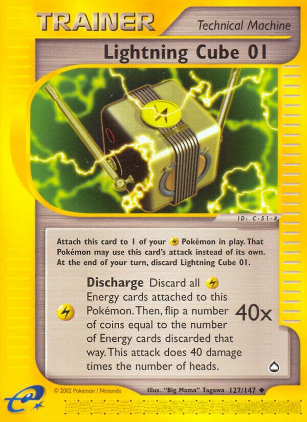127/147 Lightning Cube 01 AQ Uncommon