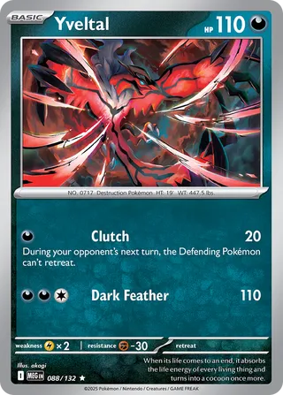 088/132 Yveltal MEG Rare