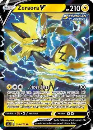 Zeraora V (Jet-Black Spirit 024/070)