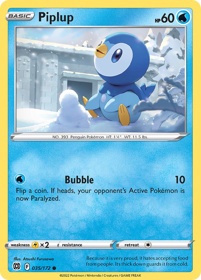 035/172 Piplup BRS Common