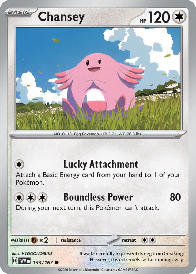 133/167 Chansey TWM Common