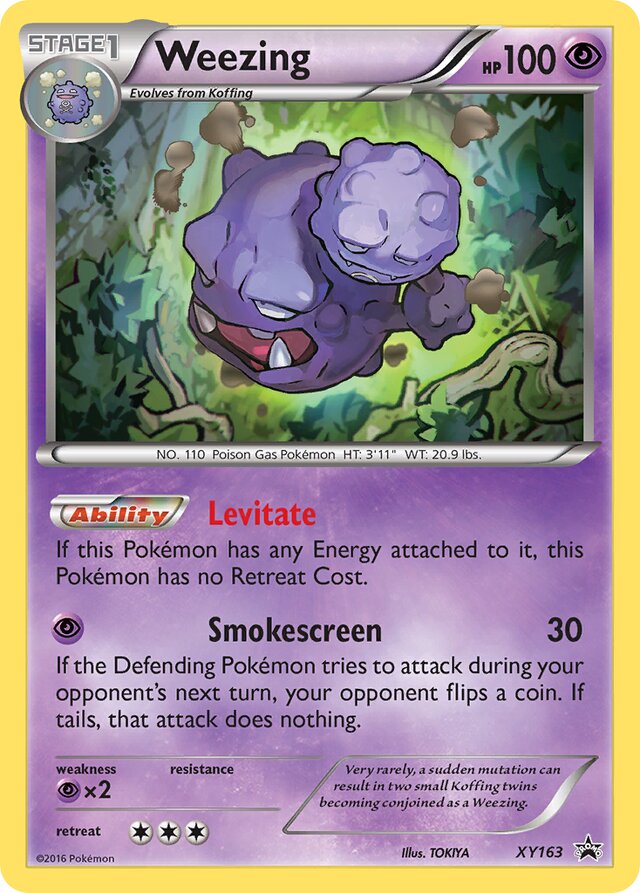 Weezing XY Black Star Promos XY163 PROMO