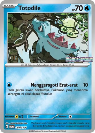 Totodile (Scarlet & Violet Promos 099/SV-P)