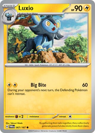 Luxio (Twilight Masquerade 067/167)