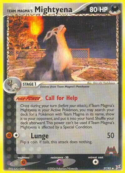 37/95 Team Magma's Mightyena MA Uncommon