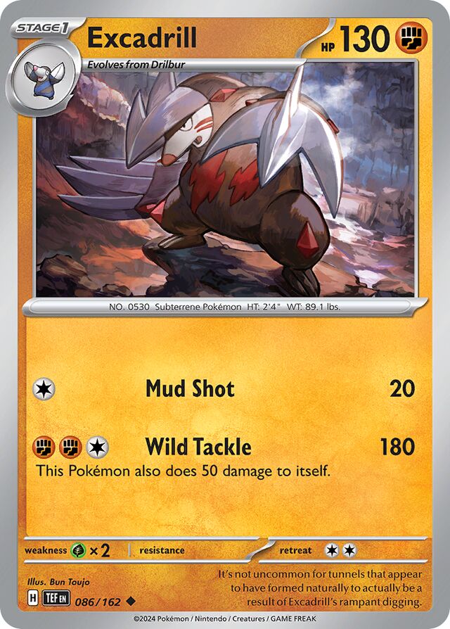 Excadrill Temporal Forces 086/162 Uncommon