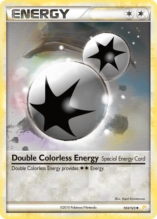 Double Colorless Energy (HeartGold & SoulSilver 103/123)