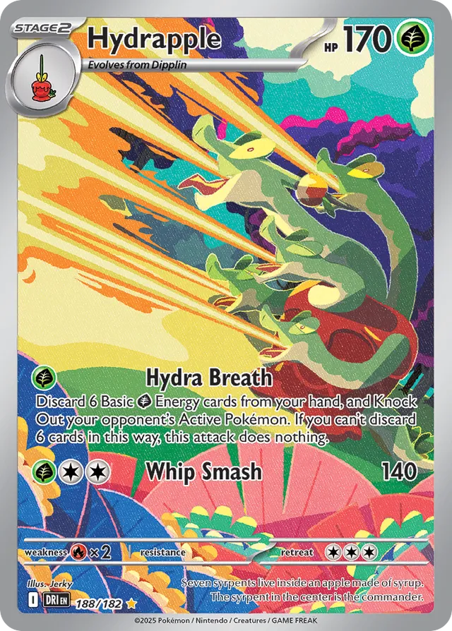 Hydrapple Destined Rivals 188/182 Illustration Rare