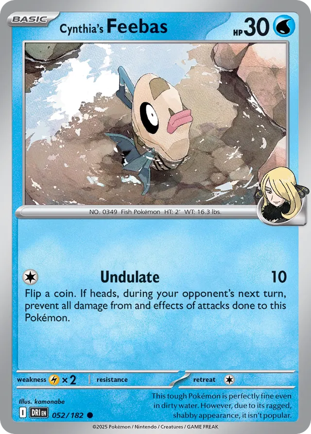 Cynthia's Feebas Destined Rivals 052/182 Common
