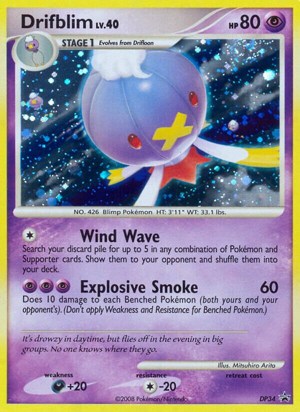 Drifblim DP Black Star Promos DP34 PROMO