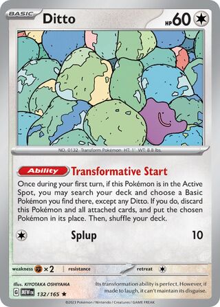 Ditto (Scarlet & Violet 151 132/165) – TCG Collector