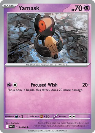 Yamask (White Flare 039/086)