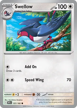 Swellow (Destined Rivals 157/182)
