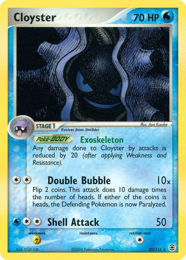 20/112 Cloyster RG Rare