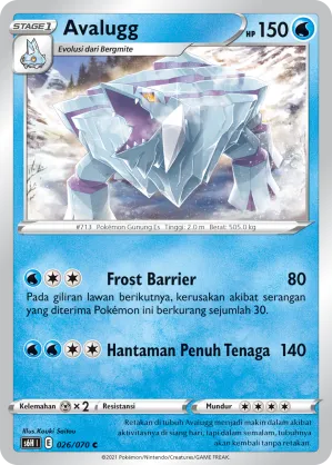 Avalugg (Silver Lance 026/070)