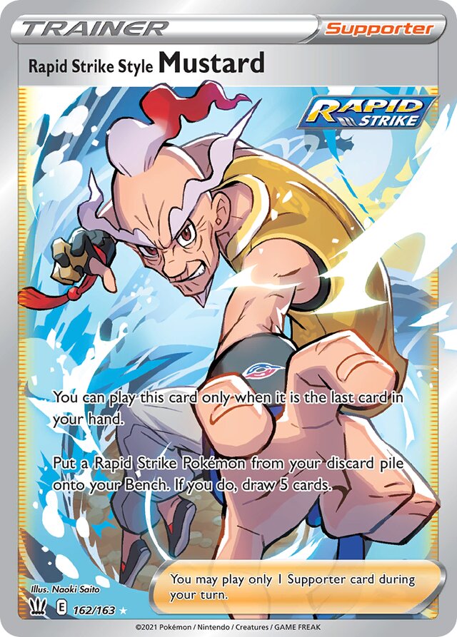 162/163 Rapid Strike Style Mustard BST Rare Ultra