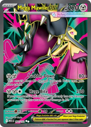 162/132 Mega Mawileex MEG Ultra Rare