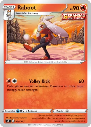 Raboot (Evolution V Starter Deck 029/172)