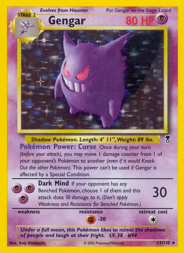 11/110 Gengar LC Rare Holo