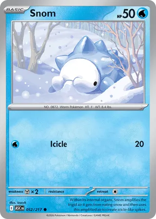 Snom (Ascended Heroes 052/217)
