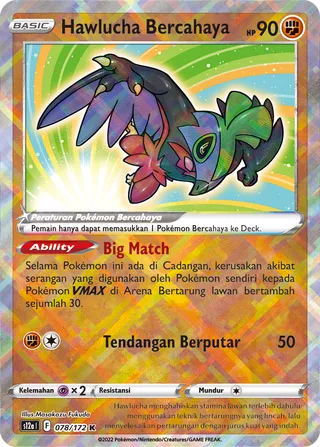 Radiant Hawlucha (VSTAR Universe 078/172)