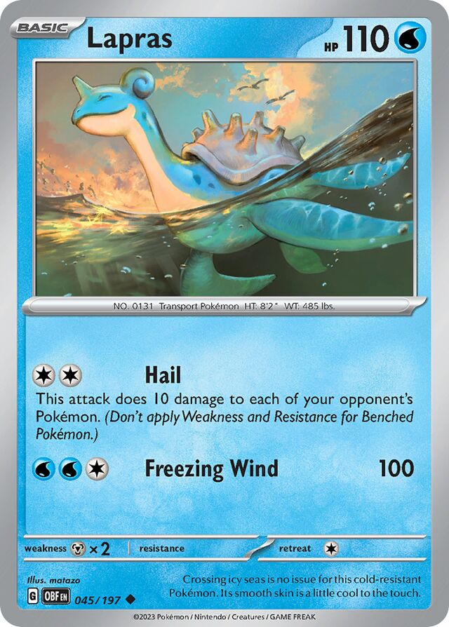 045/197 Lapras OBF Uncommon