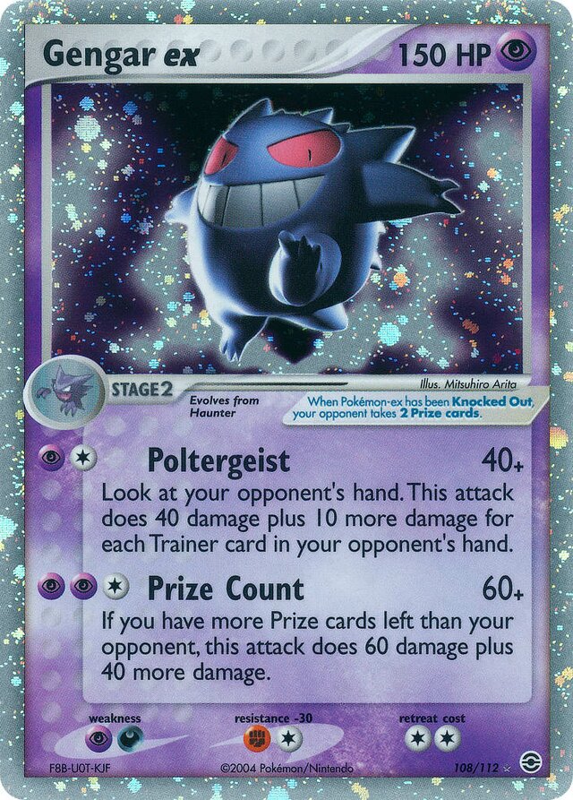 108/112 Gengar ex RG Rare Holo ex