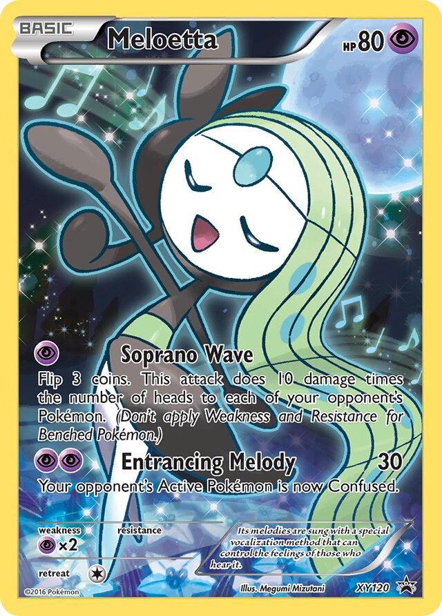 Meloetta XY Black Star Promos XY120 PROMO