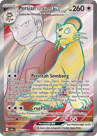 Team Rocket's Persian ex (Presence of Champions 168/138)