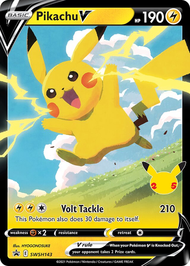 SWSH143 PikachuV SSP PROMO