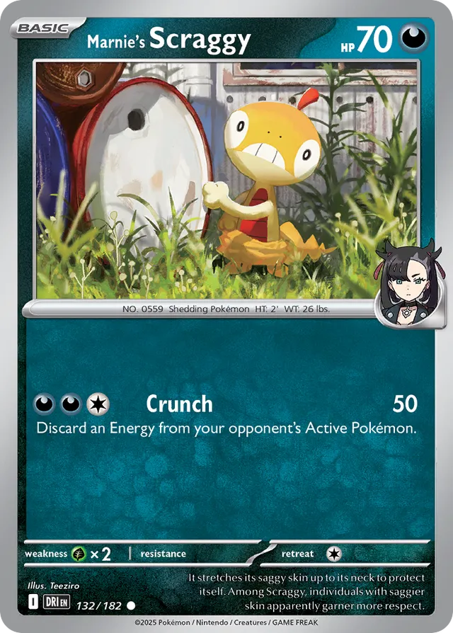 Marnie's Scraggy Destined Rivals 132/182 Common